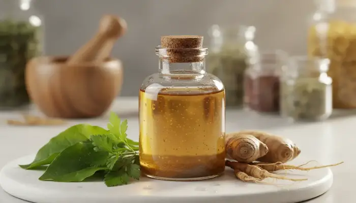 Préparation de plantes médicinales pour un bain de floraison chamanique